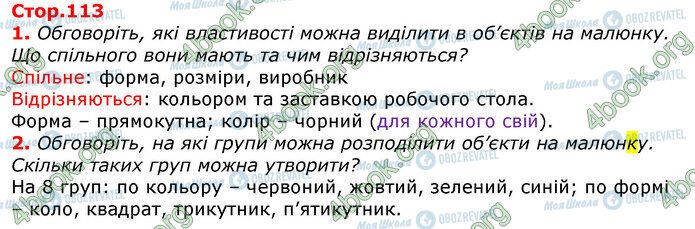 ГДЗ Информатика 5 класс страница Стр.113 (1-2)